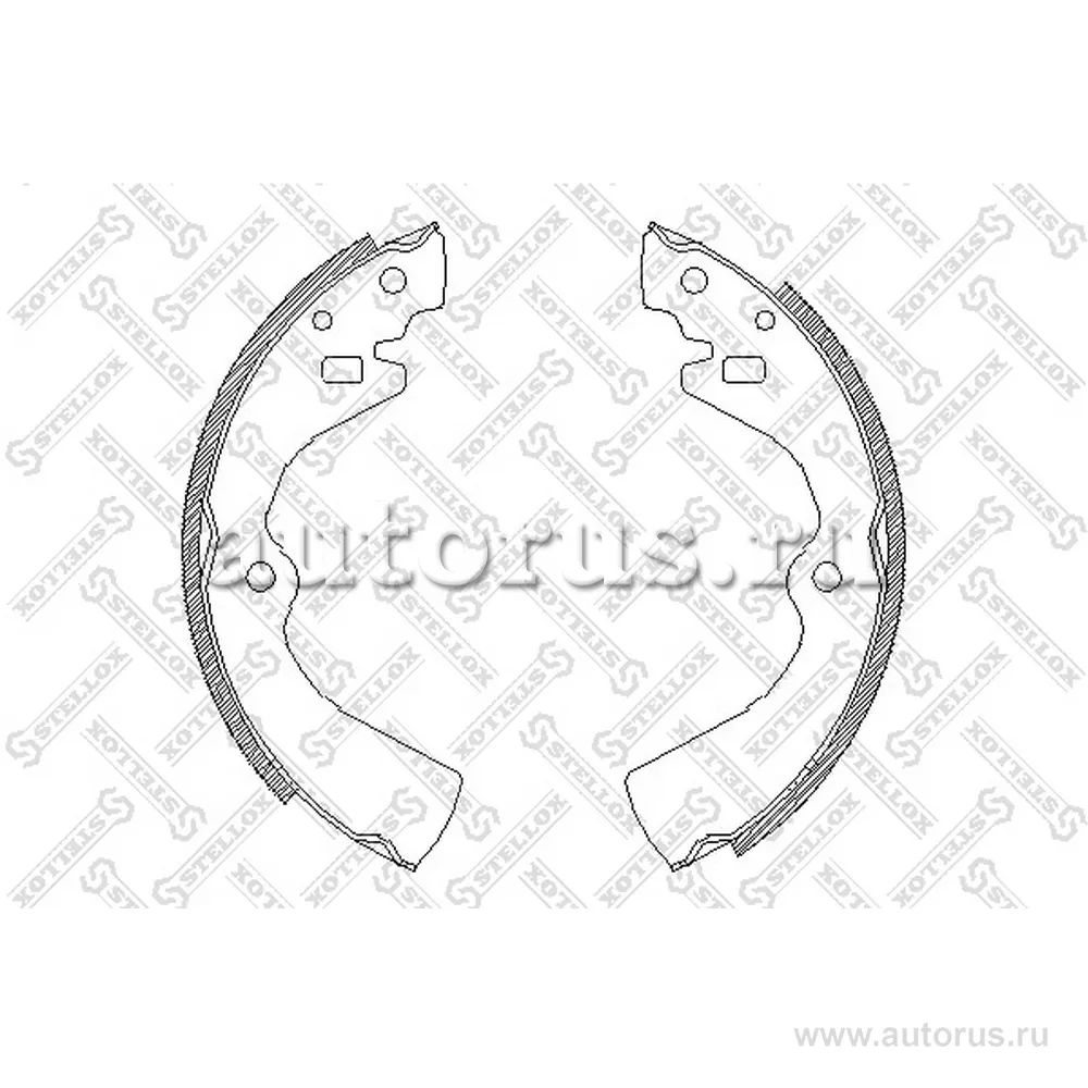 Колодки барабанные Nissan B STELLOX 138 100-SX
