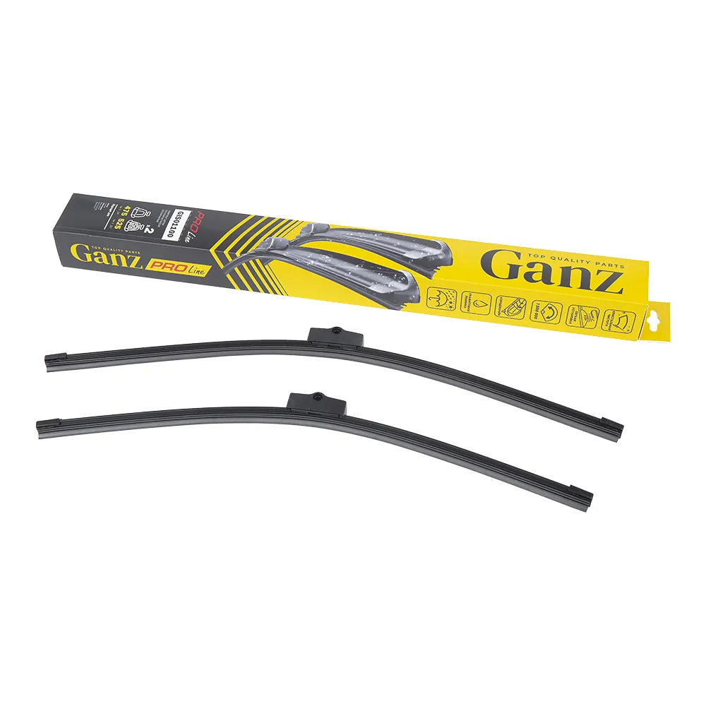 Щетки стеклоочистителя PRO-LINE (комп 2.шт L+R) 525mm+475mm VW G4/Bora 6/02-> Polo 12/01-> 530mm+475mm GANZ GIS01100