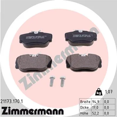 SBB BMW ZIMMERMANN 21173.170.1