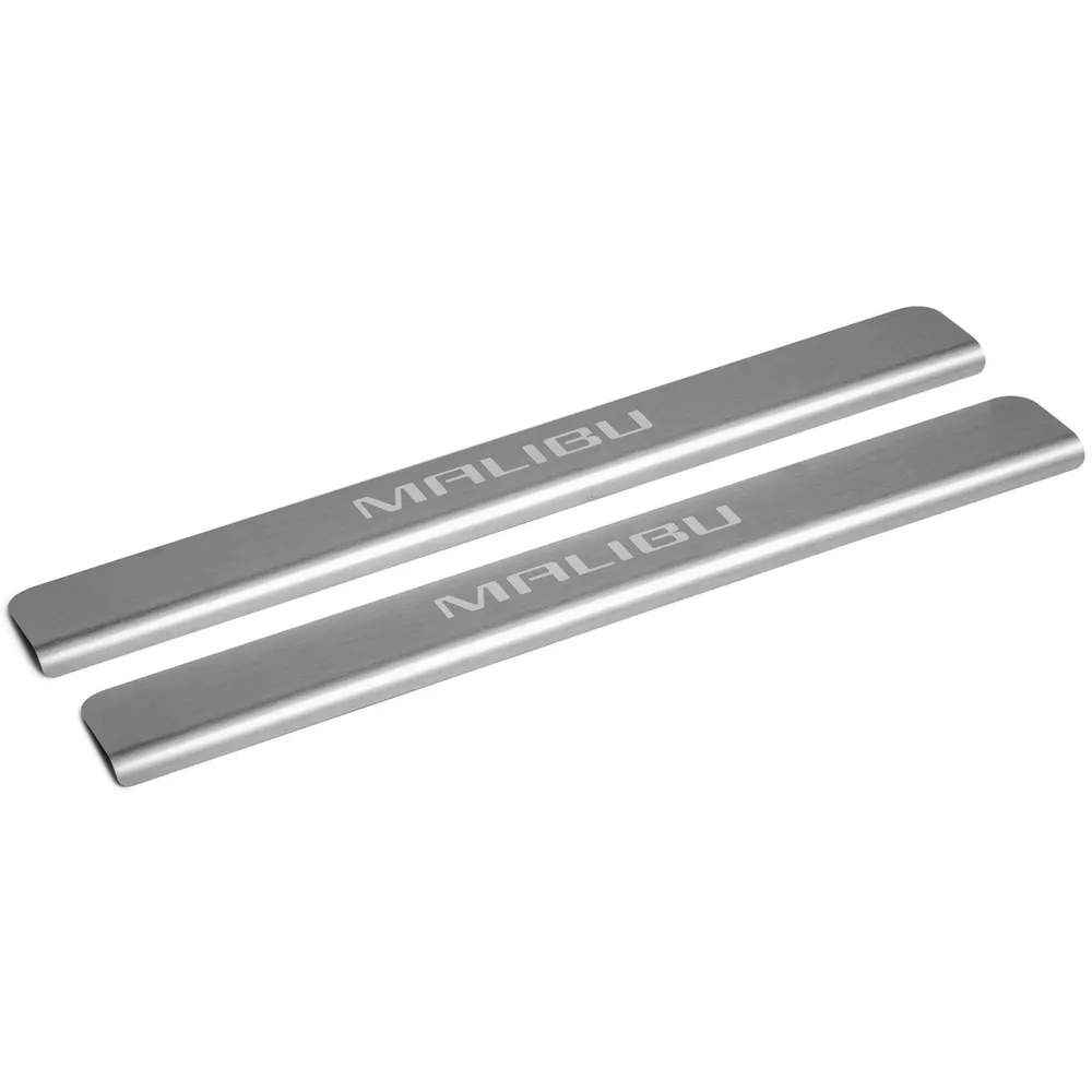 Накладки порогов RIVAL (2 шт.) Chevrolet Malibu (2015-2018; 2018-) Chevrolet Malibu NP.1005.3