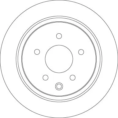 Диск тормозной задний NISSAN JUKE/QASHQAI 06-> /D=291.5MM TRW DF7369