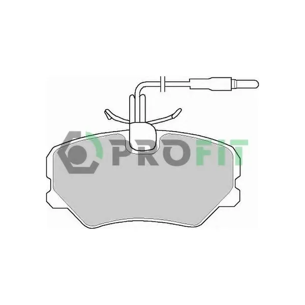 Колодки тормозные_PEUGEOT 405 87-96 FRONT