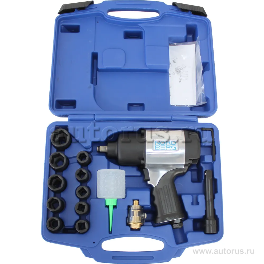 Пневмогайковерт 1/2 NORDBERG IT250-KIT