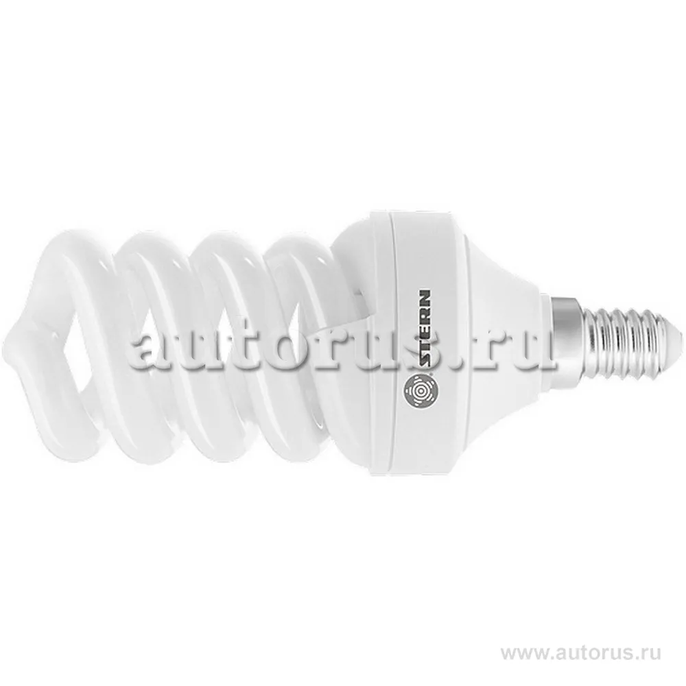 Лампа люминесцентная 220V бытовая 11W E14 2700K STERN STERN 1 шт. картон спиральная, 8000ч 90922