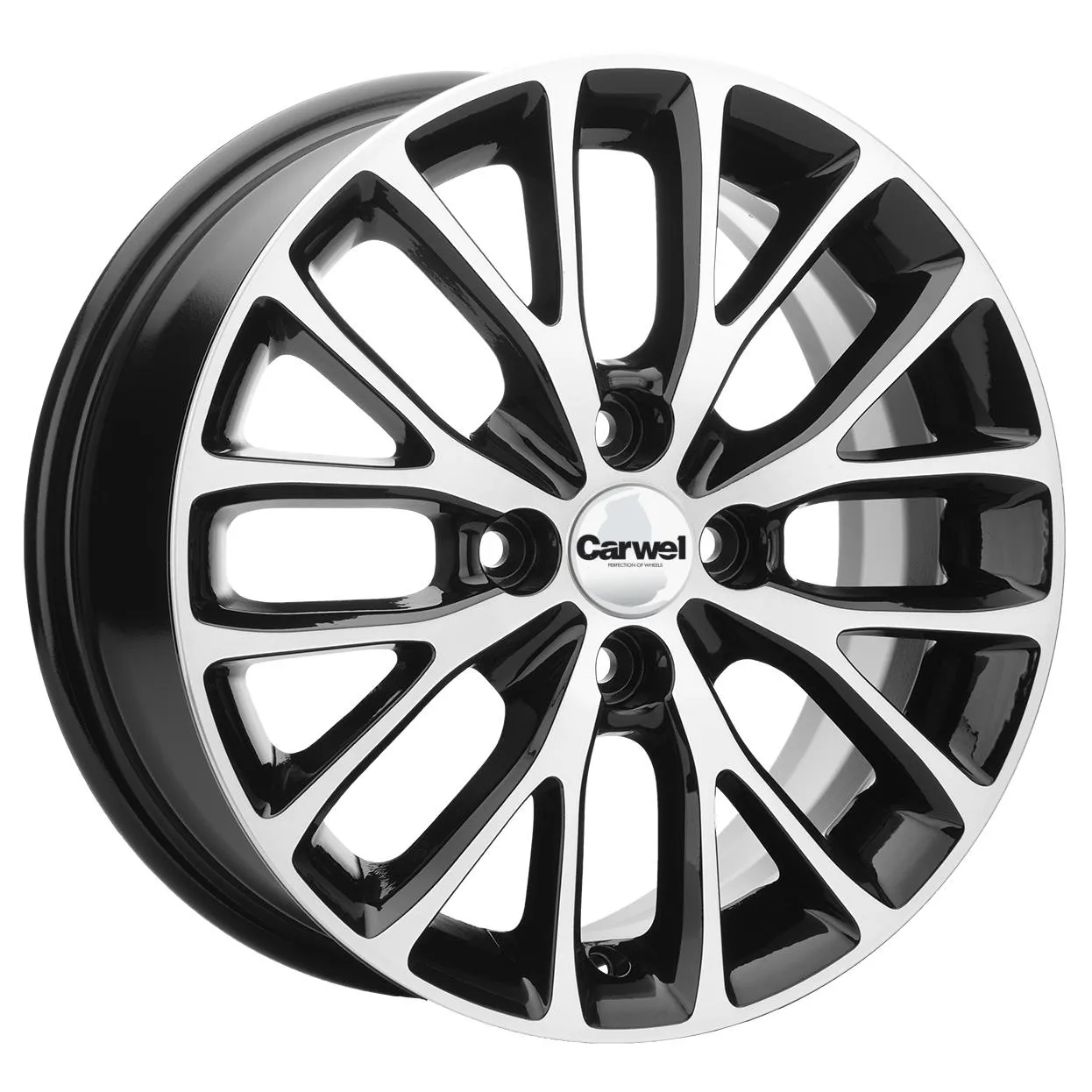 Диск литой R15 6J 4x100/54.1 ET48 Carwel Риорита 112 AB 00039684