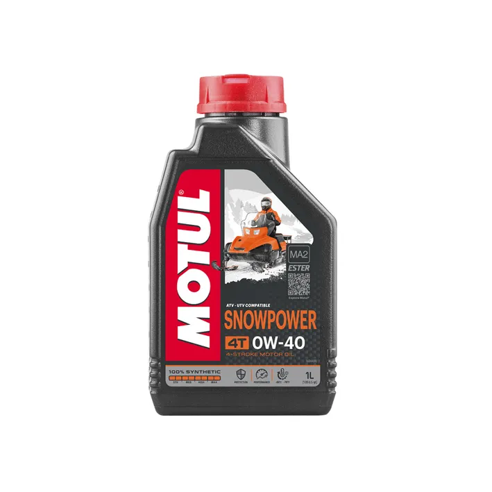 Масло моторное 4T Motul Snowpower 0W40 синтетическое 1 л 105891
