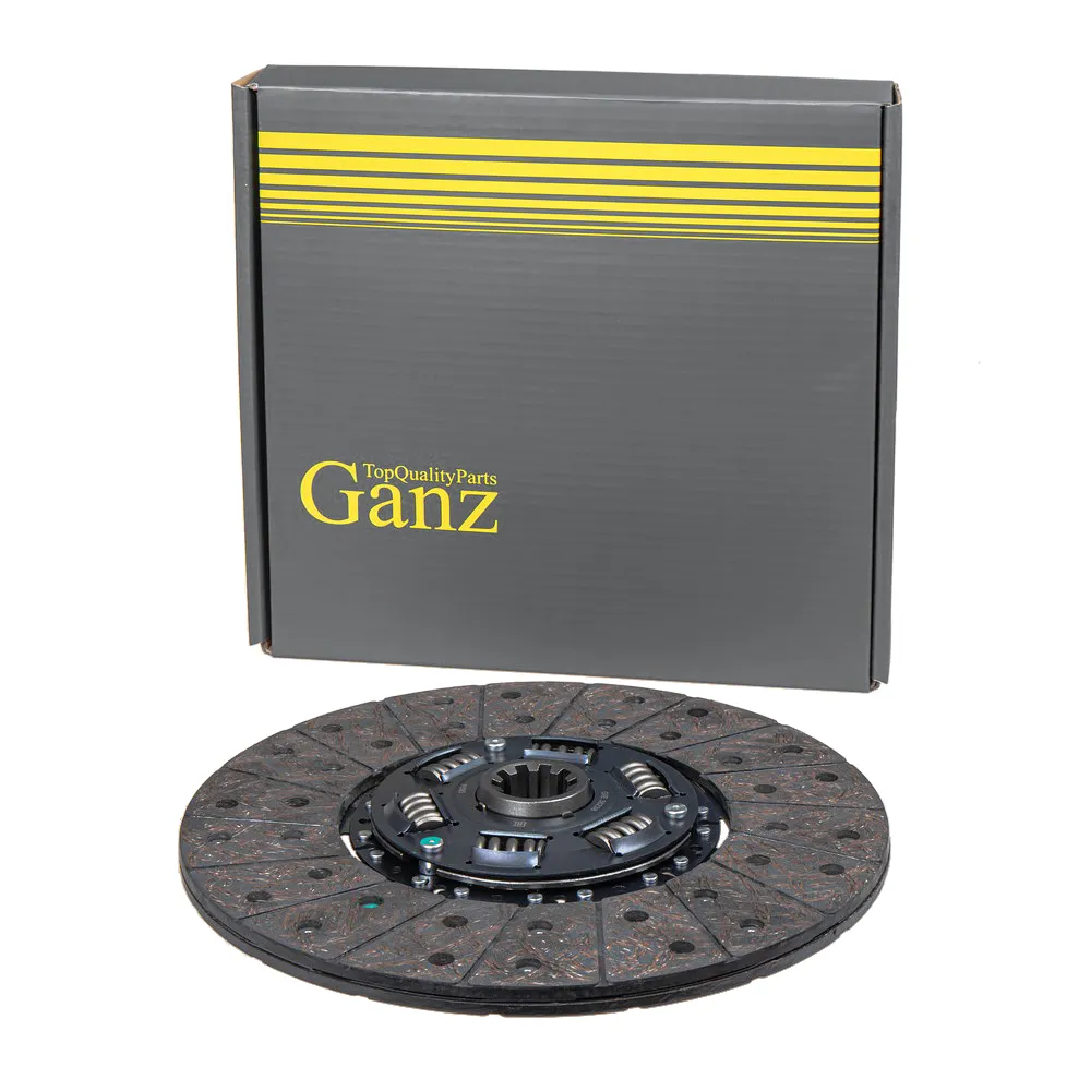 Диск сцепления для ГАЗ-53,3307,66, ГАЗ/ПАЗ (змз. 511/513 V8) GANZ GIE36238