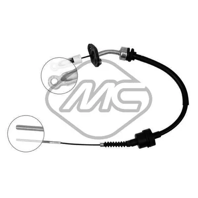 ТРОС СЦЕПЛЕНИЯ FIAT PALIO 75 1/2 Metalcaucho 80006