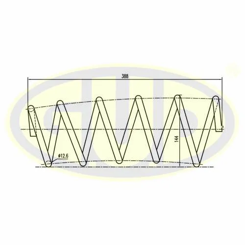 ПРУЖИНА ПЕРЕД DAC DUSTER 10-17 G.U.D GCS017005
