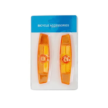 Катафот на колесо STG J92 (желтый, набор 2 шт) Bike Parts Х39001