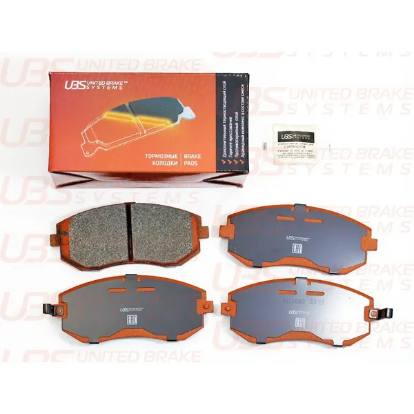 Тормозные колодки SUBARU FORESTER 01-/08-/10-/IMPREZA 01-/08-/LEGACY 98-/09-/OUTBACK 03-09 передние
