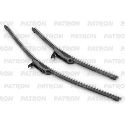 Щетка стеклоочистителя 610/410 мм бескаркасная комплект 2 шт PATRON WIPER BLADE FLAT PWB400-CS
