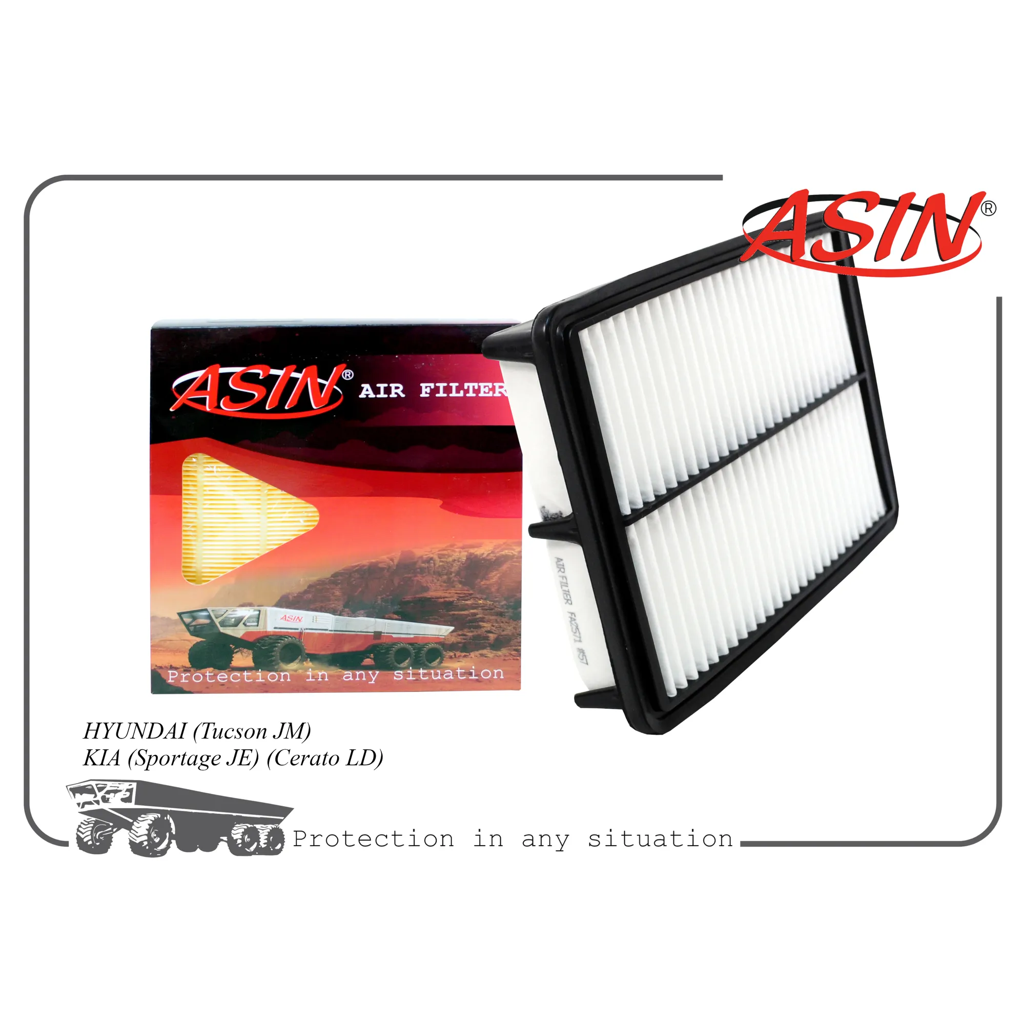 Фильтр воздушный 28113-08000/ASIN.FA2571 ASIN ASIN ASINFA2571