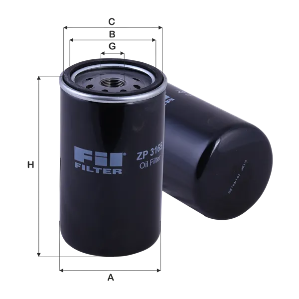 Фильтр масляный ZP3165 FIL FILTER ZP3165
