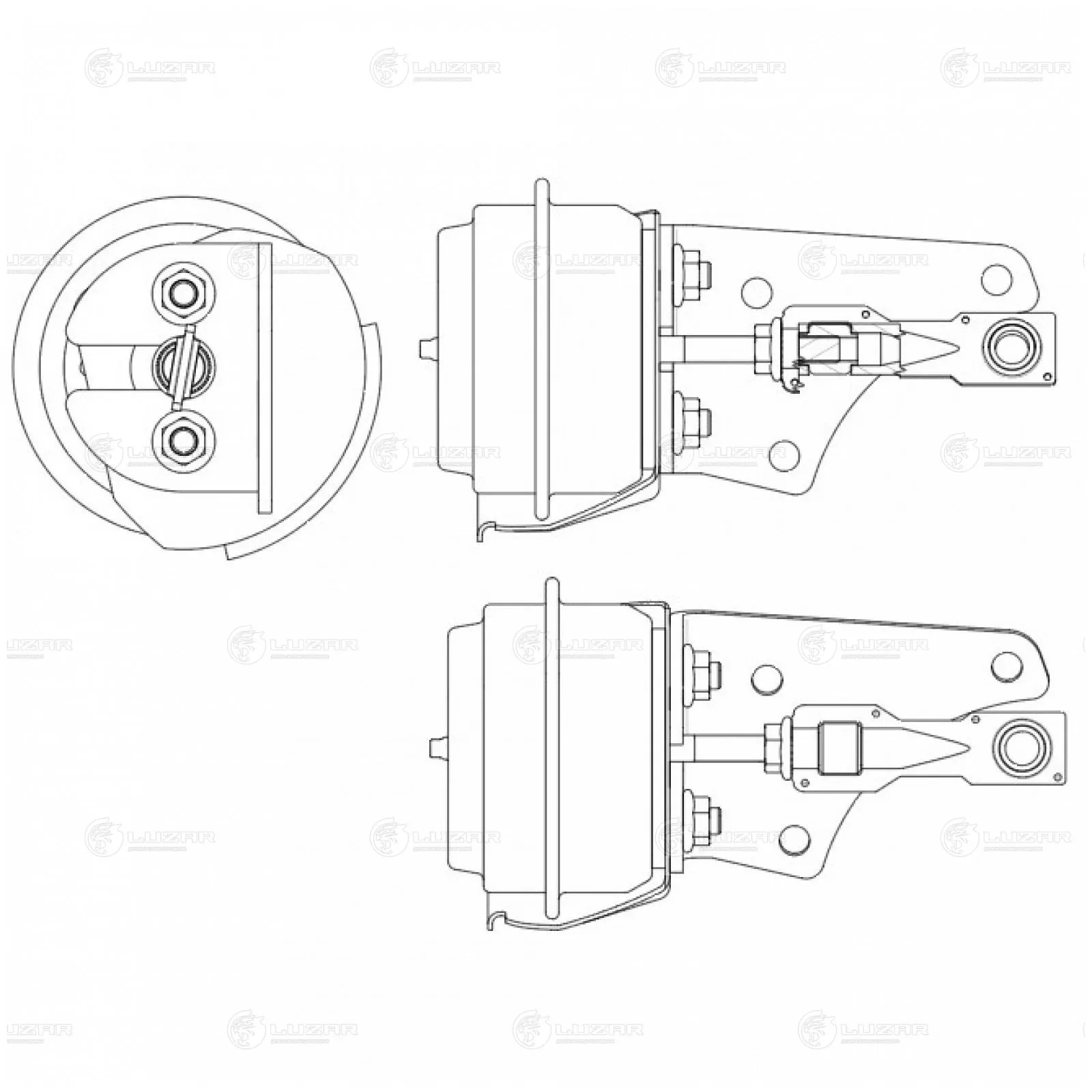 Актуатор турбокомпрессора для Nissan Pathfinder (05-)/Navara (05-) 2.5D [YD25DDT LUZAR LTC 1401