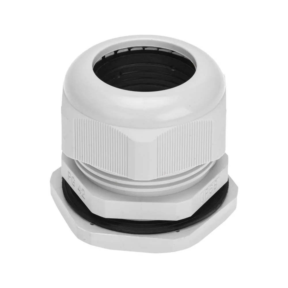 Кабельный ввод PG-42 (30-38мм) серый, комплект (1 шт/уп) REXANT 07-8042-A1
