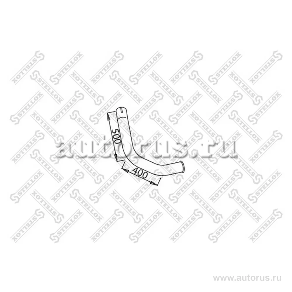 Труба глушителяMB BM645-649/655-659 STELLOX 8203762_SX