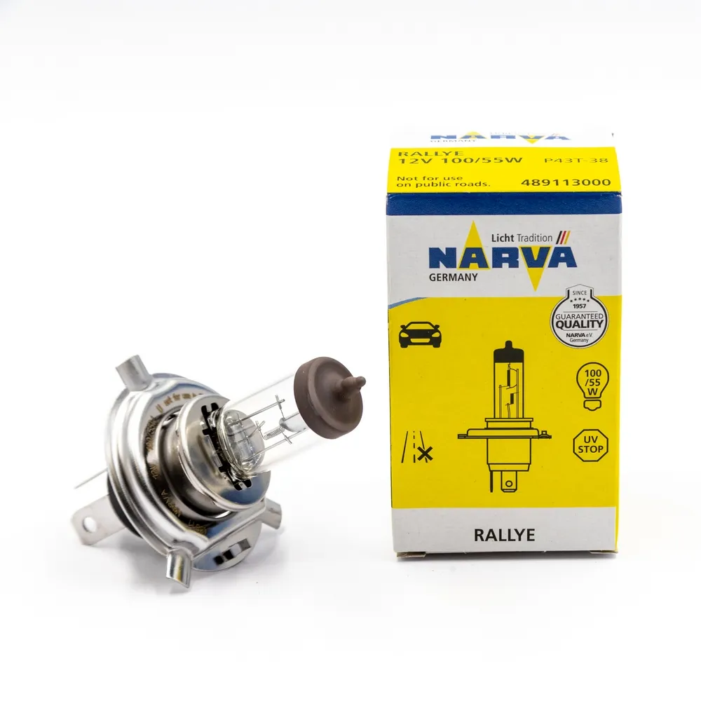Лампа 12V H4 100/55W P43t NARVA Standard 1 шт. картон 48911RAC1