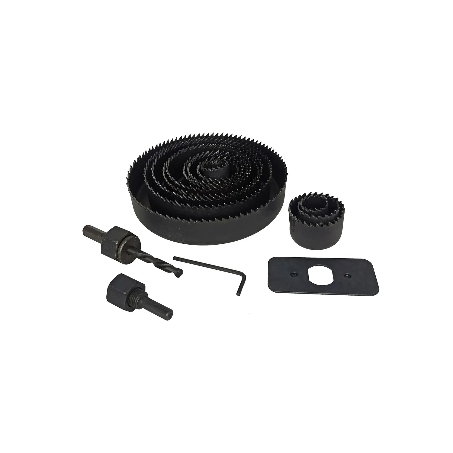 Набор кольцевых пил по дереву, 19 - 127 мм, 16 шт. VertexTools 0282-16