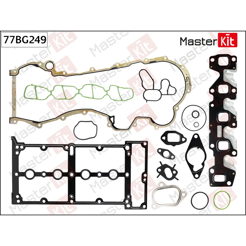 Комплект прокладок ГБЦ OPEL Z13DT MASTERKIT 77BG249