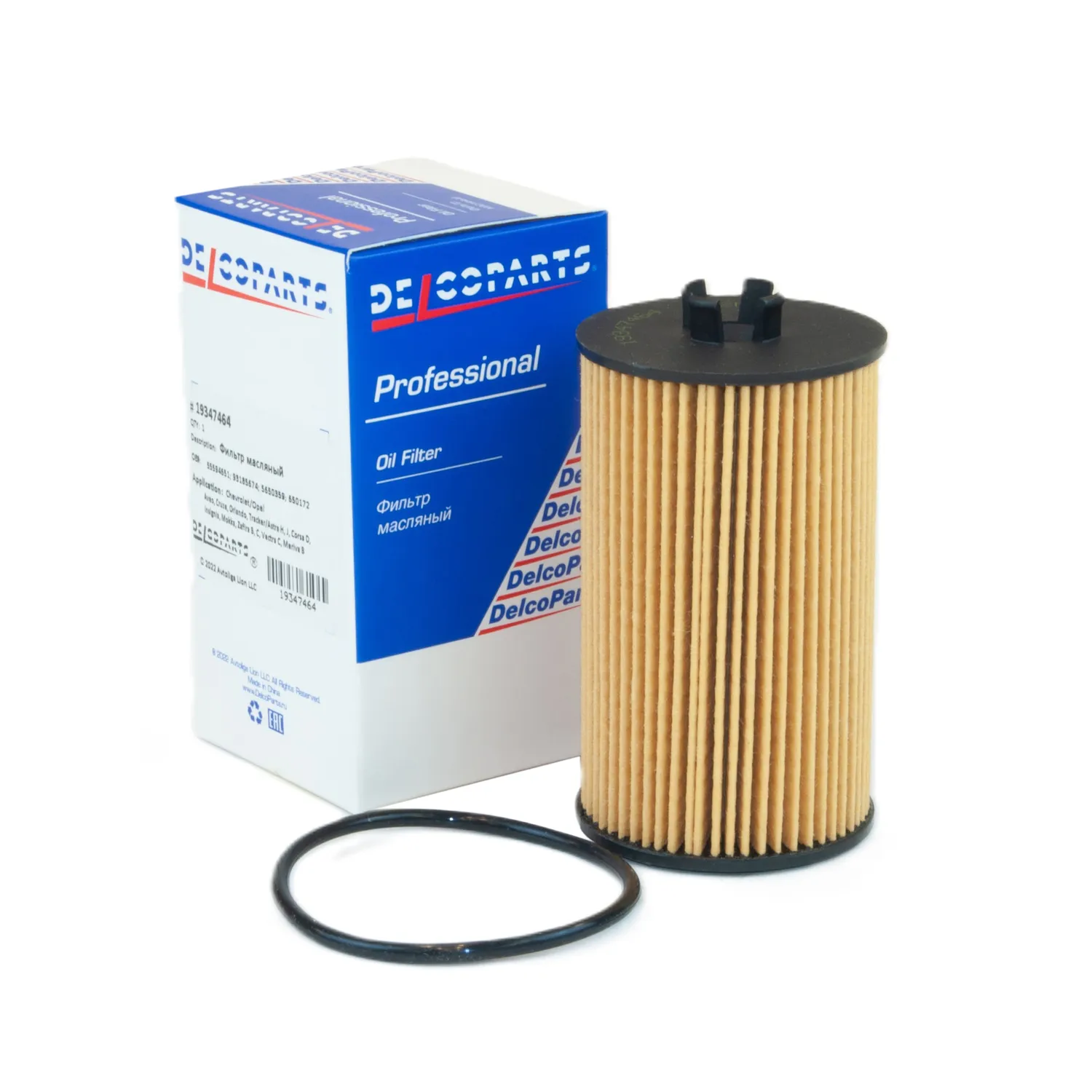 Фильтр масляный двигателя DelcoParts 19347464