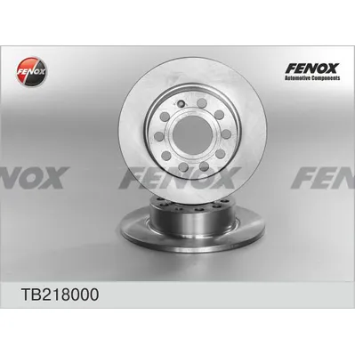 Диск тормозной задний VW CADDY III 04-, GOLF V 04-, GOLF VI 08-, AUDI A3 FENOX TB218000