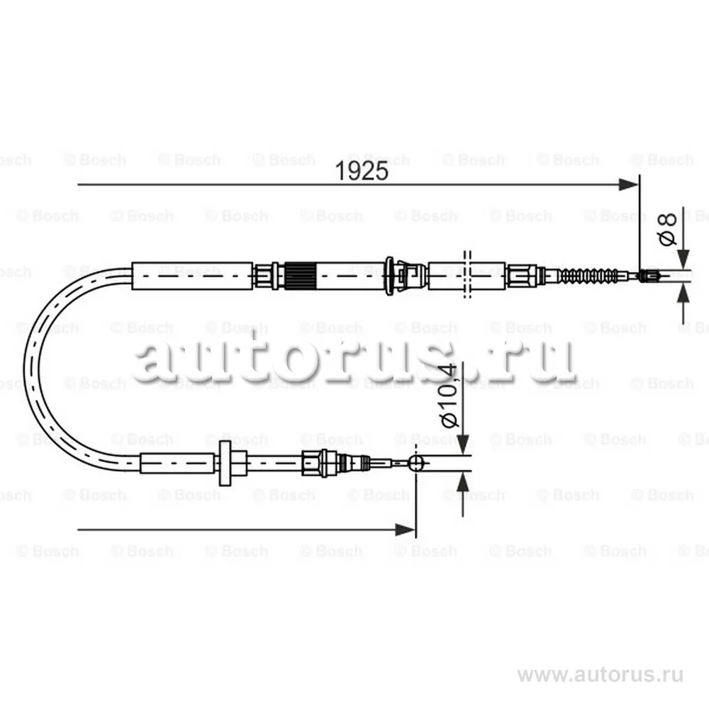 Трос тормозной BOSCH 1987477959