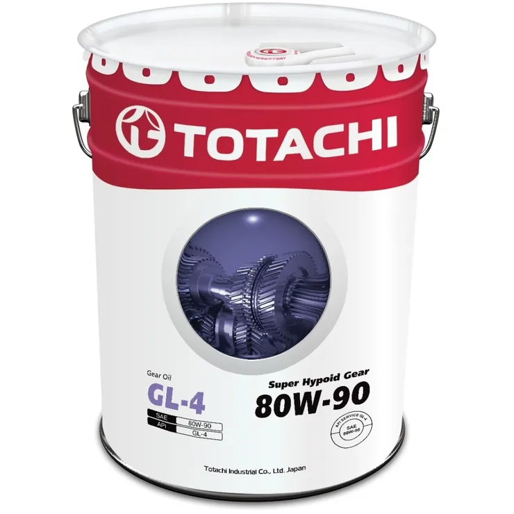 Масло трансмиссионное TOTACHI Super Hypoid Gear GL-4 80W90 полусинтетическое 20 л 4562374691858