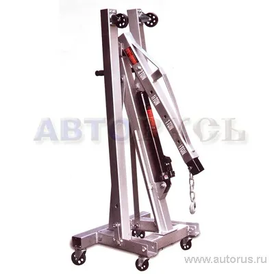 Кран гаражный гидравлический подкатной 2т подъем 25-2000 мм складной BOLK BK512098, комплект из 2-х короб