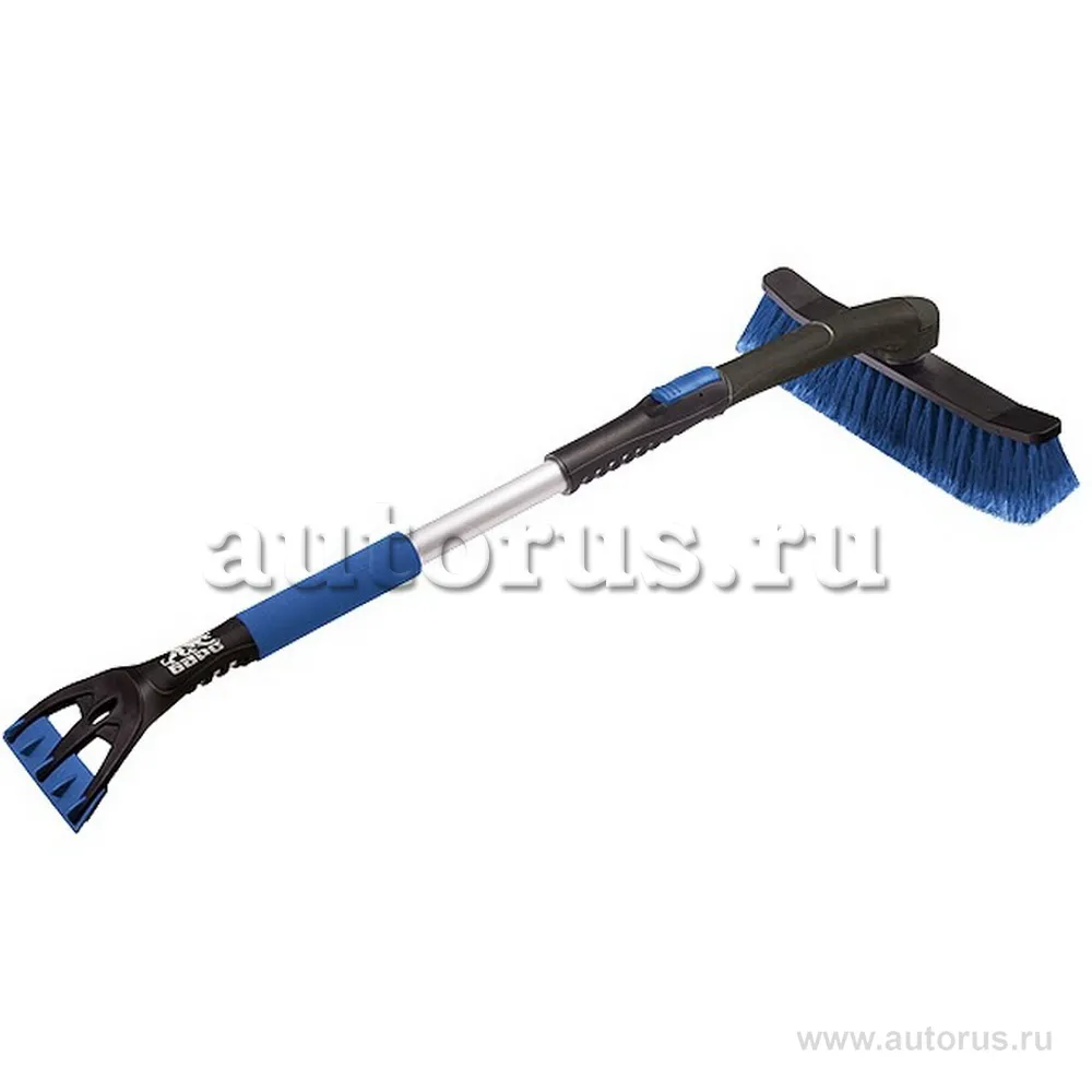 Щетка для очистки снега со скребком, телескопическая БАРС 55324