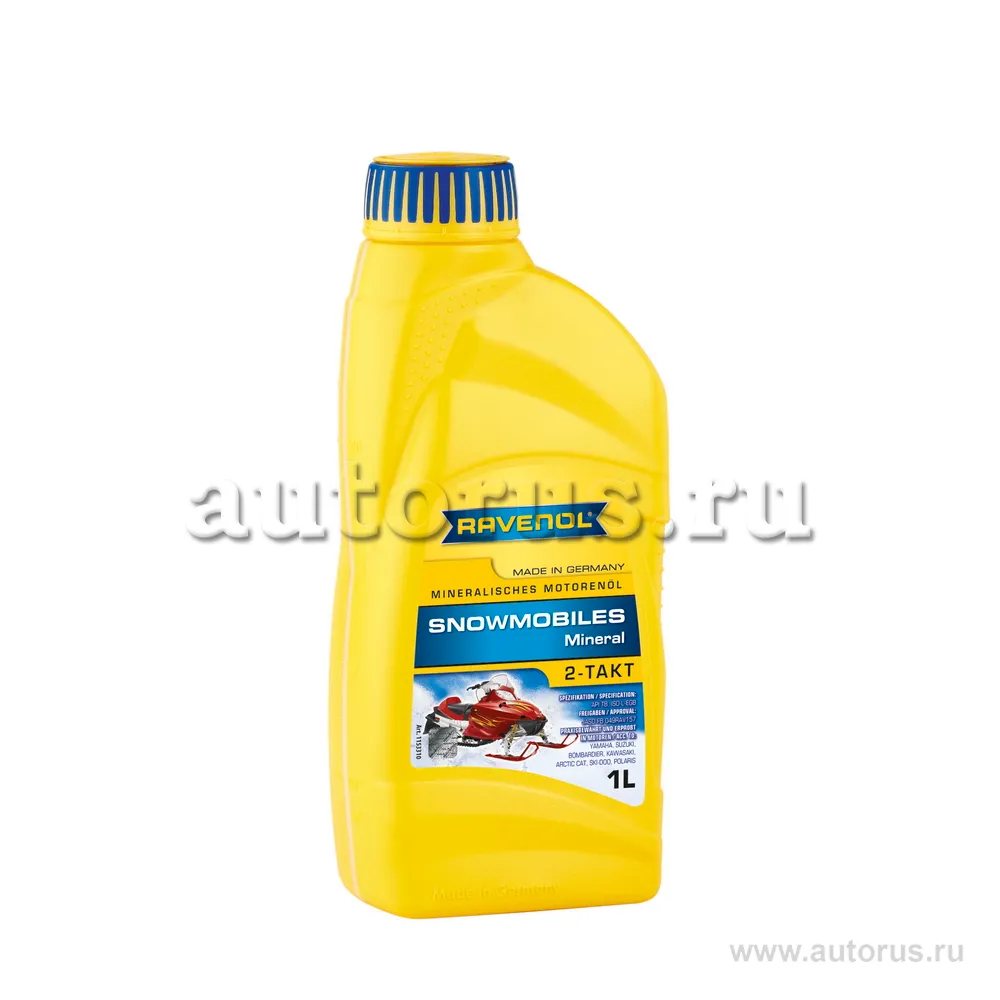 Масло моторное Ravenol Snowmobiles Mineral 2-Takt минеральное 1 л 1153310-001