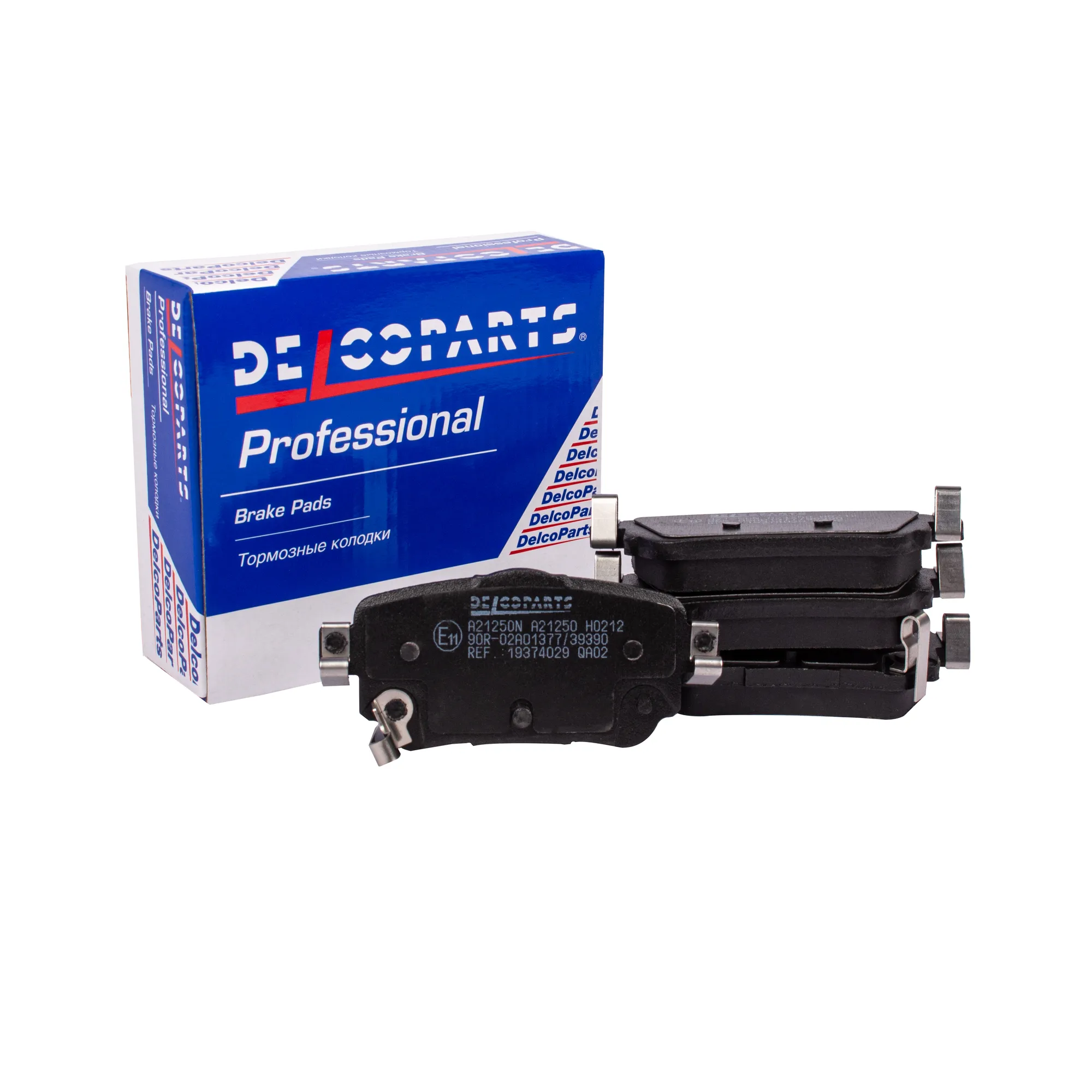 Колодки тормозные задние дисковые Nissan QASHQAI, X-TRAIL DelcoParts 19374029