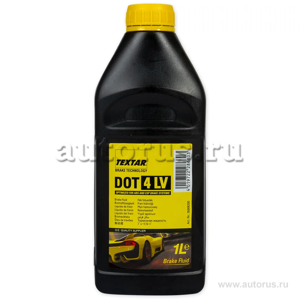 Жидкость тормозная TEXTAR Brake Fluid DOT4 1 л 95006200
