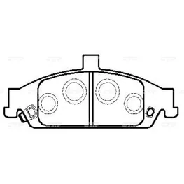 Тормозные колодки CTR CKG-44