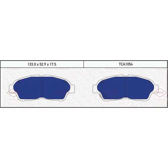 Колодки тормозные дисковые передние TOYOTA Carina E 92-> TATSUMI TCA1054
