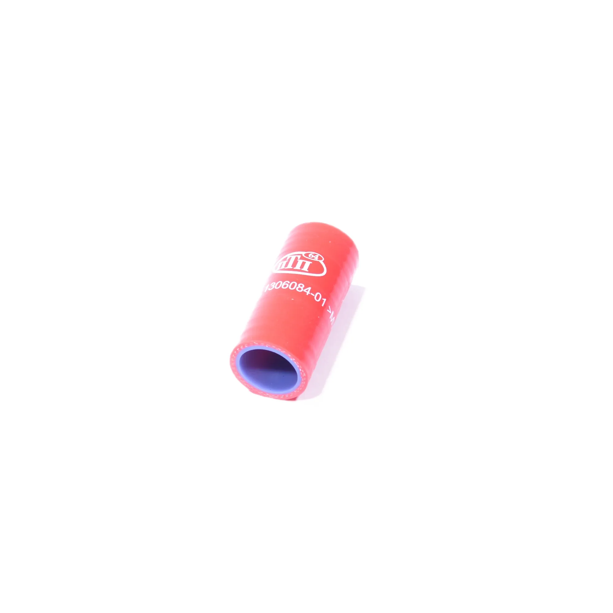 Патрубок соединительный (D22 mm, L 65 mm) ЯМЗ красный MVQ (7511.1306084-01) ПТП ПТП64 PTP023735