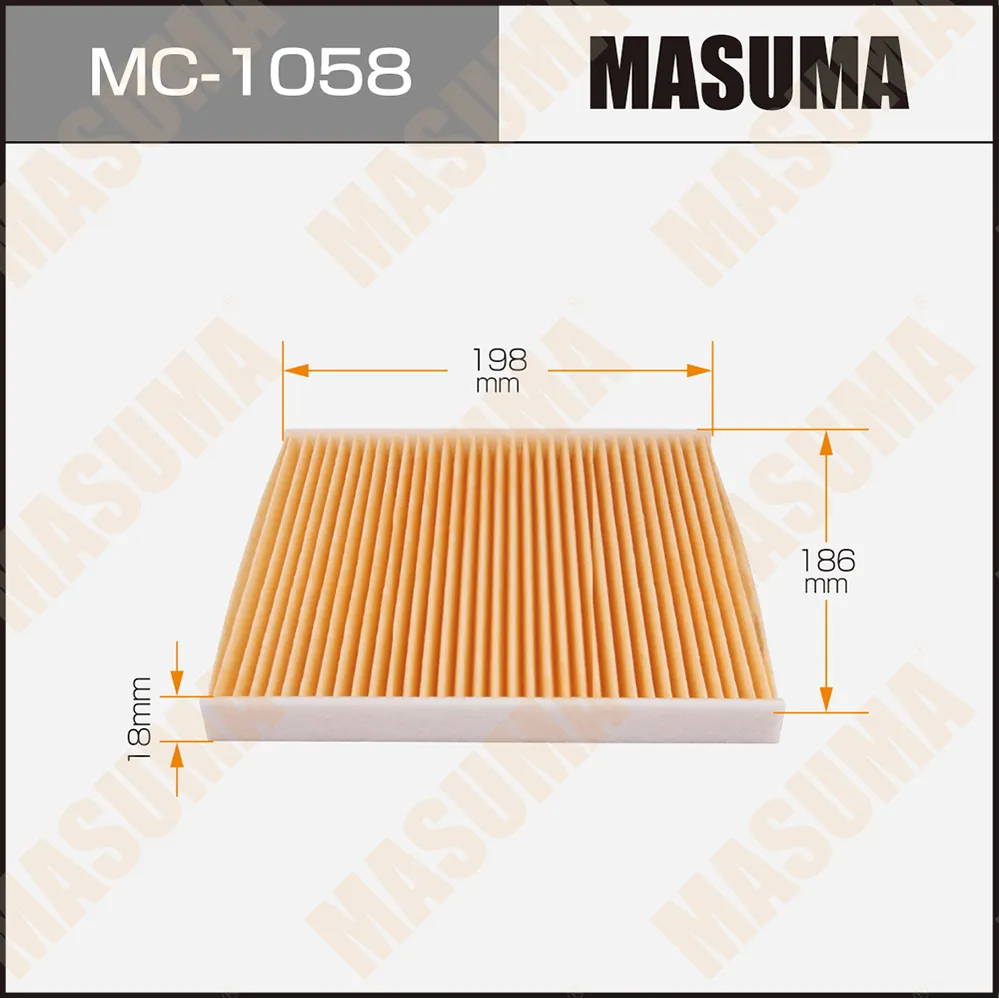 Воздушный фильтр Салонный АС- 935E Masuma (1/40) MASUMA MC1058