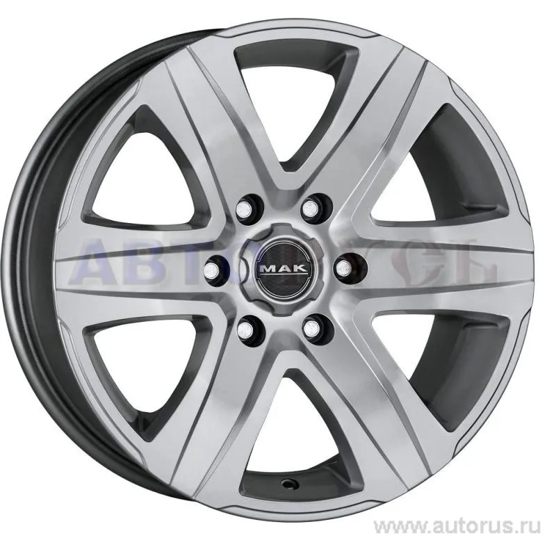 Диск литой R16 8J 6x139.7/67.1 ET35 MAK Stone 4x4 T Silver F80606NSI35VO3