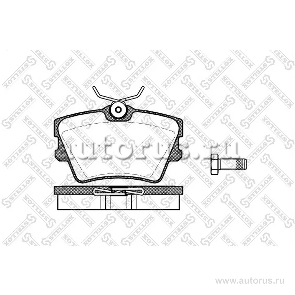 Колодки дисковые з. VW T4 STELLOX 602 000B-SX