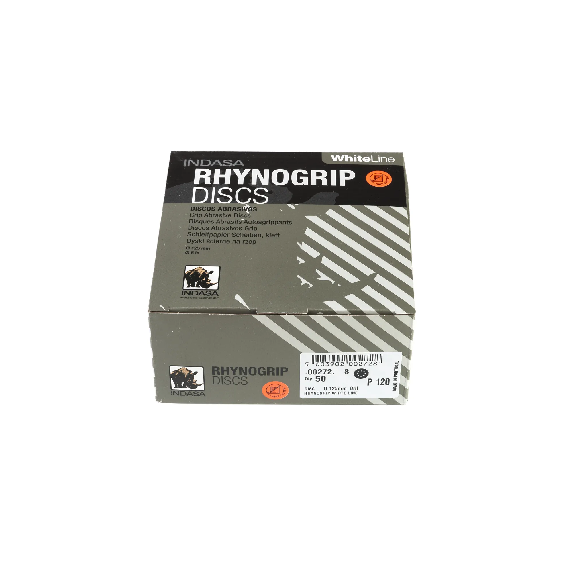Круг RHYNOGRIP (8H) D125 мм Р120 Indasa 00272