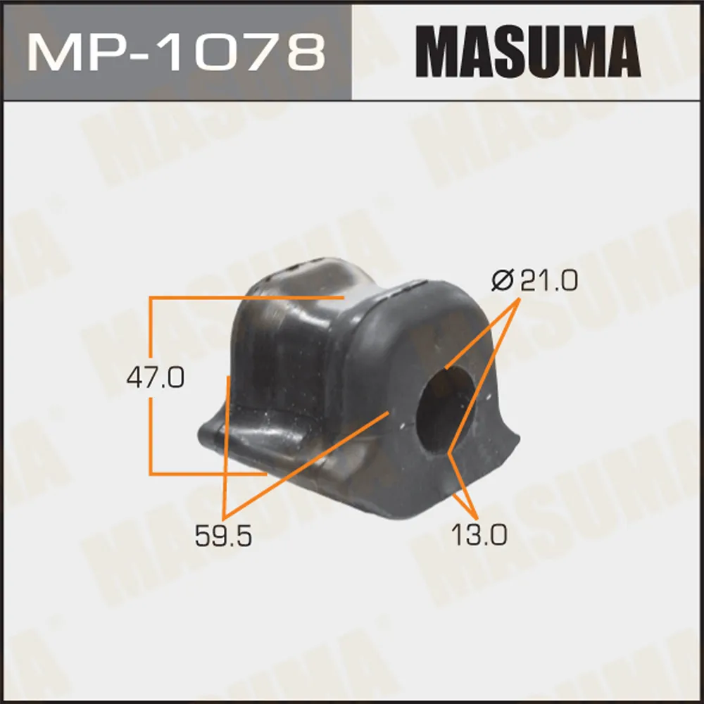 Втулка стабилизатора TOYOTA AURIS MASUMA MP-1078