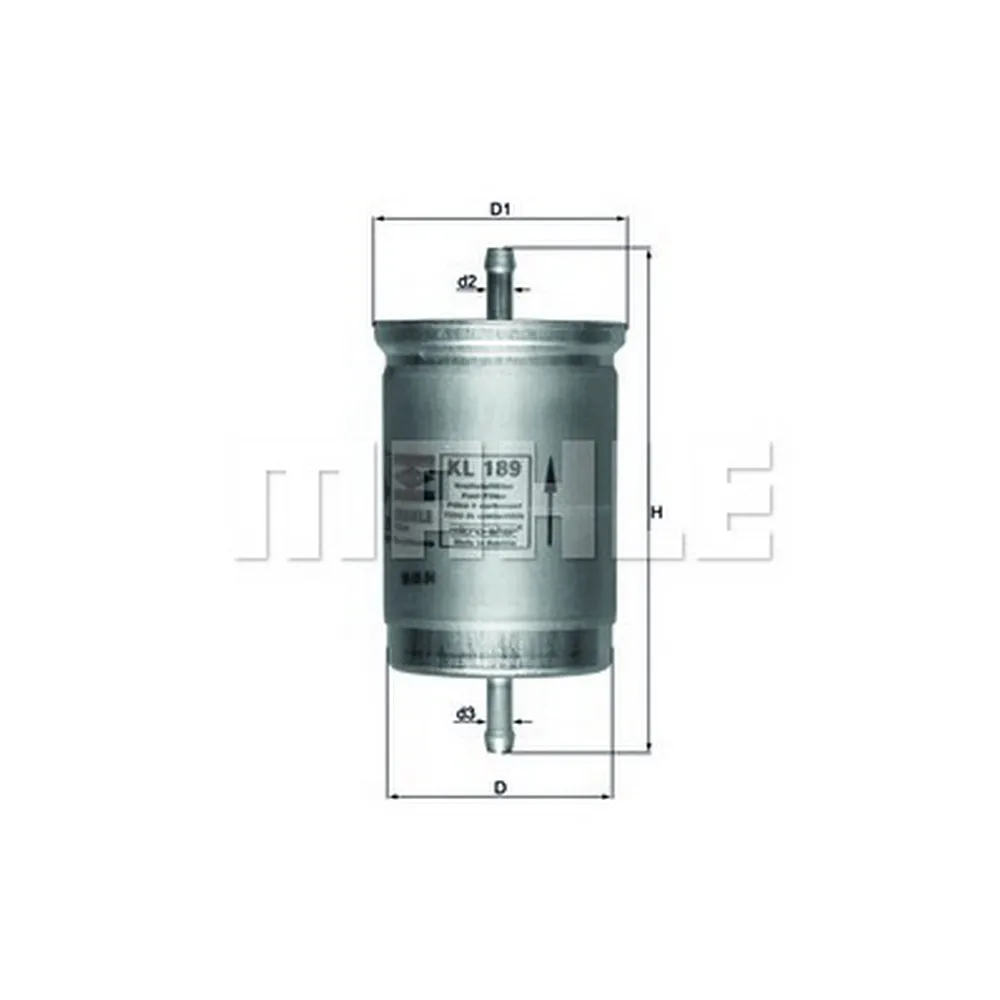Фильтр топливный KNECHT/MAHLE KL189