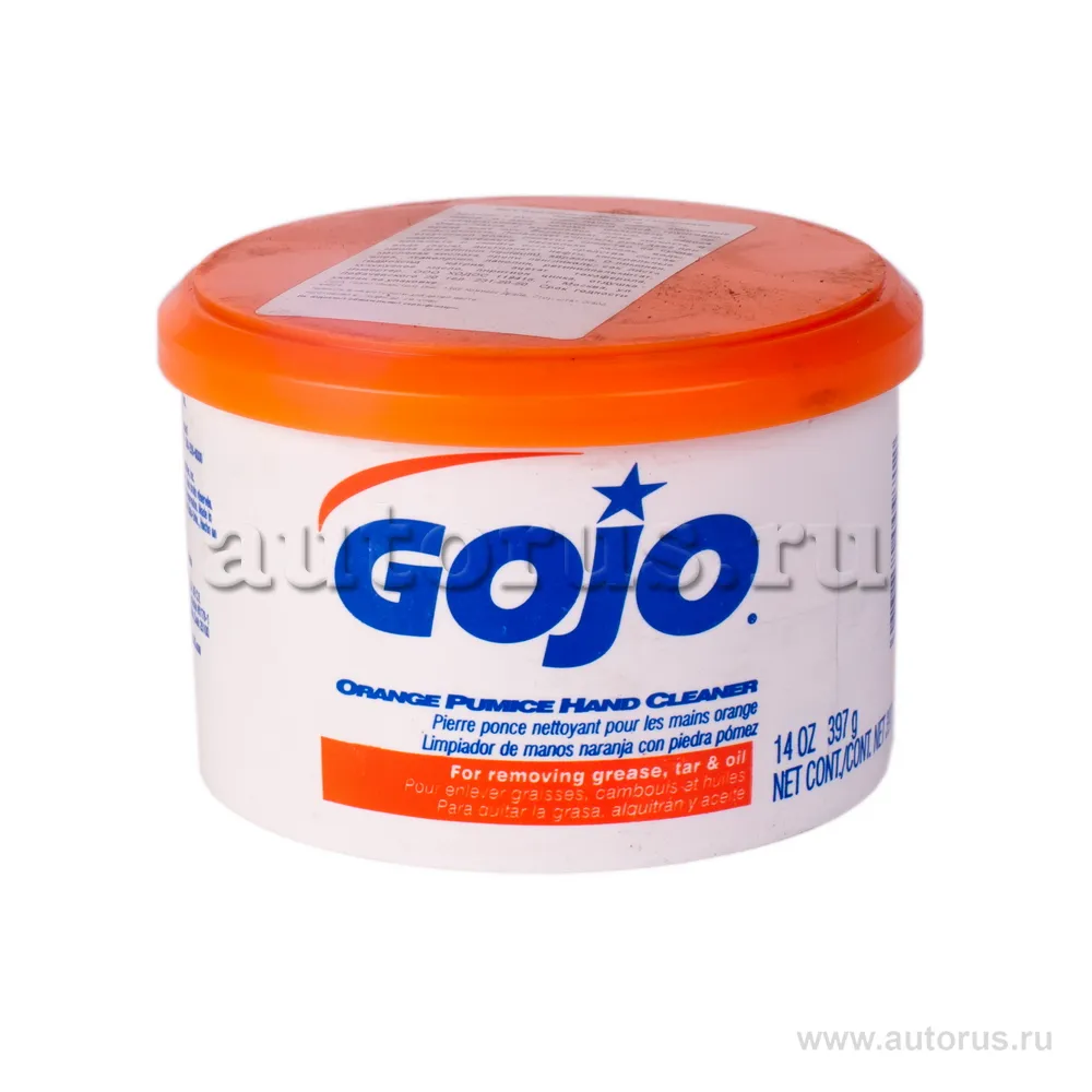 Очиститель рук крем с абразивом апельсин 400 мл GOJO 0971-12