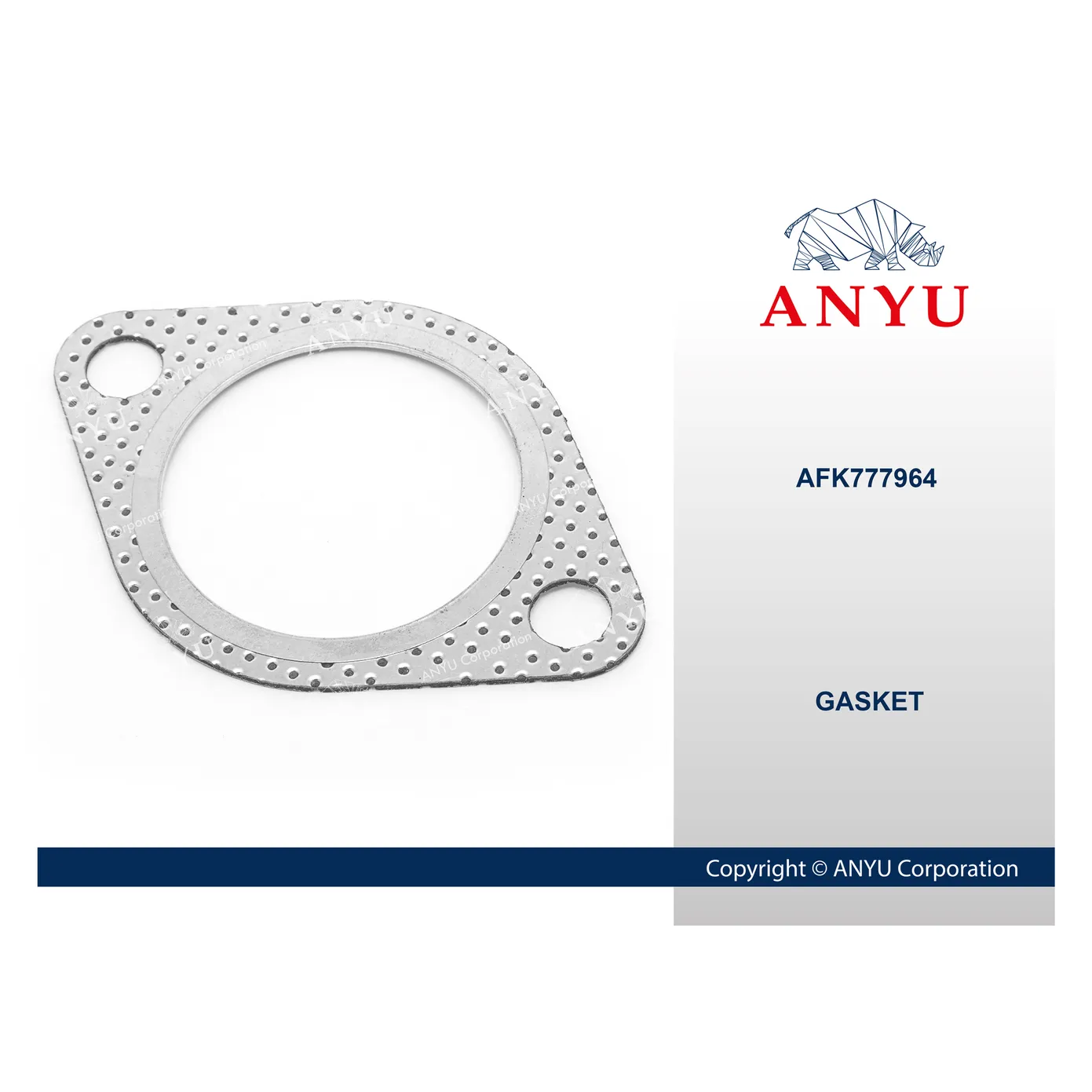 Прокладка глушителя для HYUNDAI (Porter) ANYU AFK777964