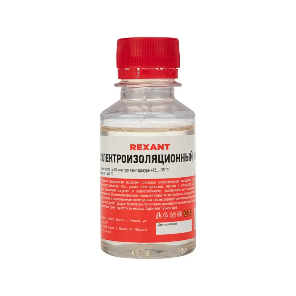 Лак электроизоляционный , KO-921, 100 мл, флакон REXANT 09-3789