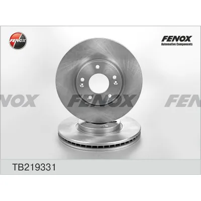 Диск тормозной передний HYUNDAI IX35/SONATA V/KIA SPORTAGE III/OPTIMA 12-> FENOX TB219331