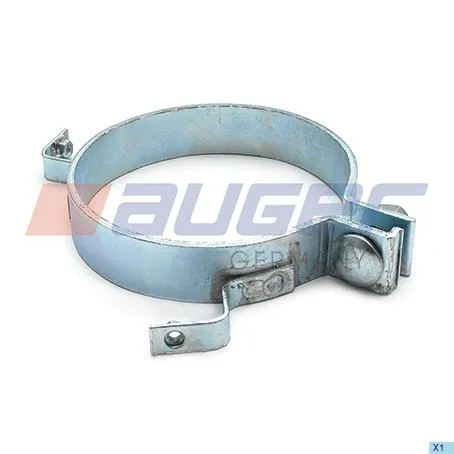 Хомут гофры (к глушителю) DIN50987 с кронштейном ф130 MB Actros 1831-2653 3231-4143 AUGER 65469