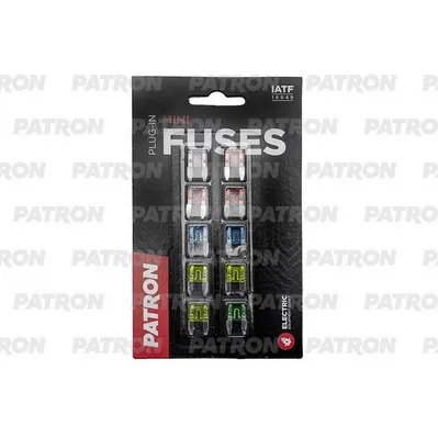 Комплект предохранителей (аналог TESLA F113/F116/F130) MINI Plug-In Fuses ( PATRON PFS001