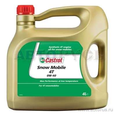 Масло моторное 4T Castrol Snow Mobile 0W40 синтетическое 4 л 151A86