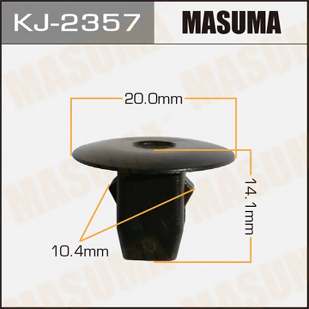 Клипса универс. 2357-KJ [уп.50] MASUMA KJ-2357